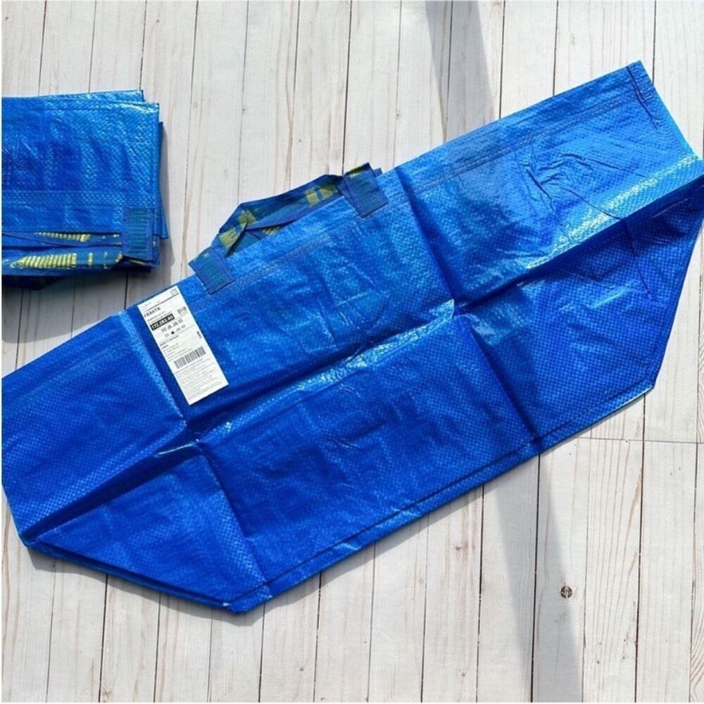 IKEA (Set of 5) NWT Frakta Shopping Bag Large Size Sturdy Grocery Laundry